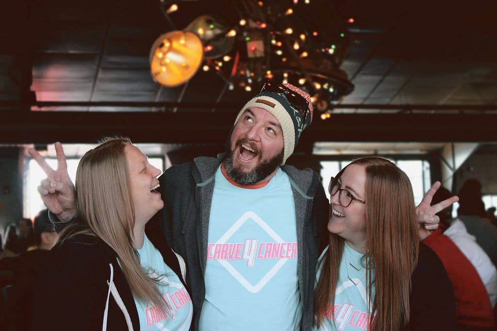 Volunteers at LLBF event