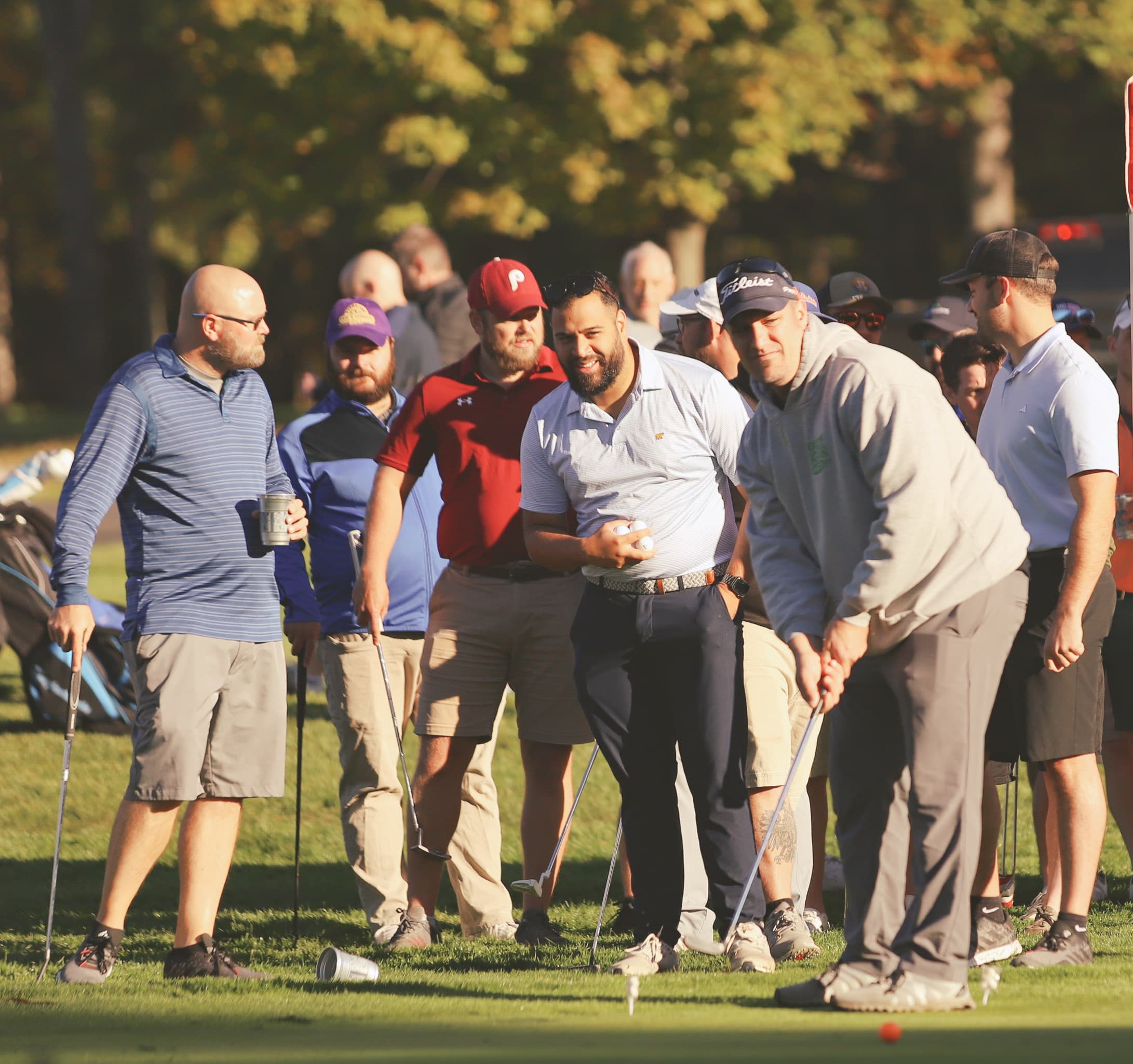 Golfers at the Live Like Brent Classic in the Poconos